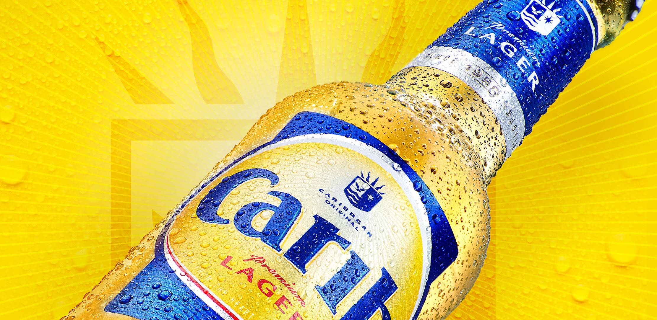 carib beer bottle