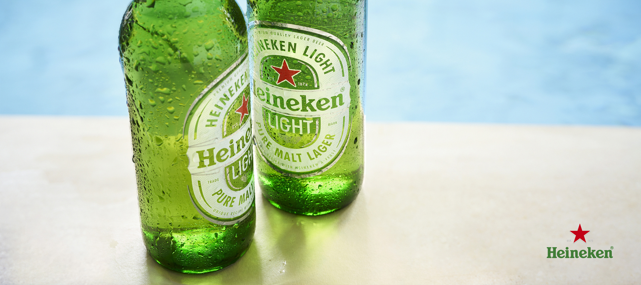 heineken light beer bottle